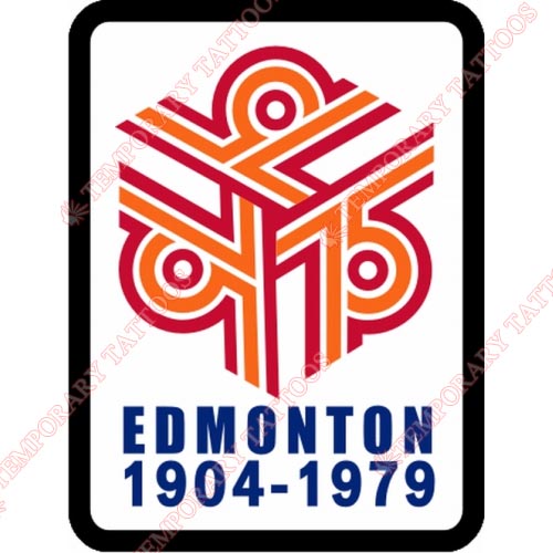 Edmonton Oilers Customize Temporary Tattoos Stickers NO.157